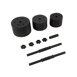 20kg Dumbbell Set Home Gym Fitness Exercise Weights Bar Plate