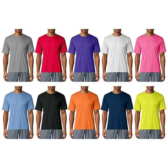 3-Pack Men's Cool Dri-Fit Moisture-Wicking Short Sleeve T-Shirt