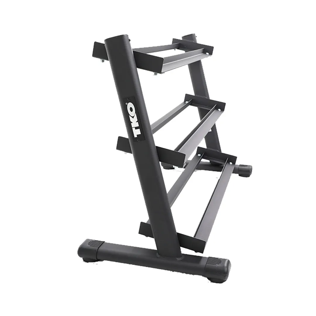 3-Tier Rail Dumbbell Rack