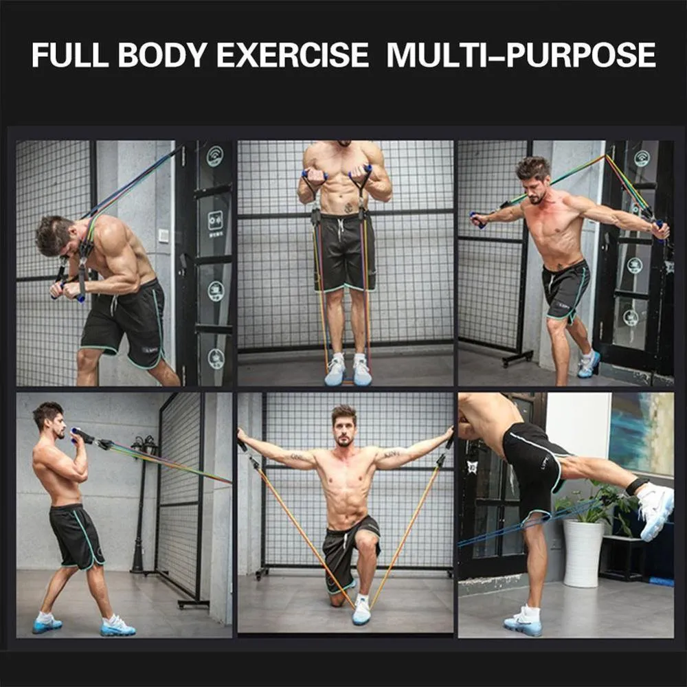 Allrj™ Pro Core Home Gym Resistance Bands - Workout more at home with less.