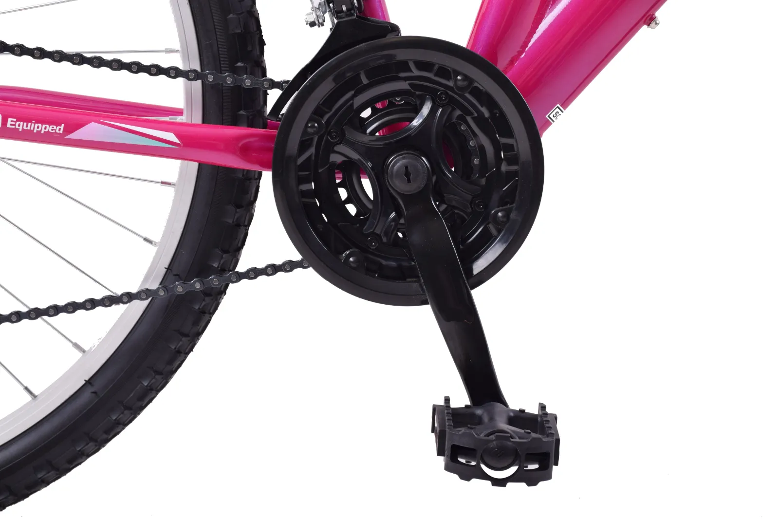 Arden Blush 24" Full Suspension Girls Pink Mountain Bike Childrens Bicycle