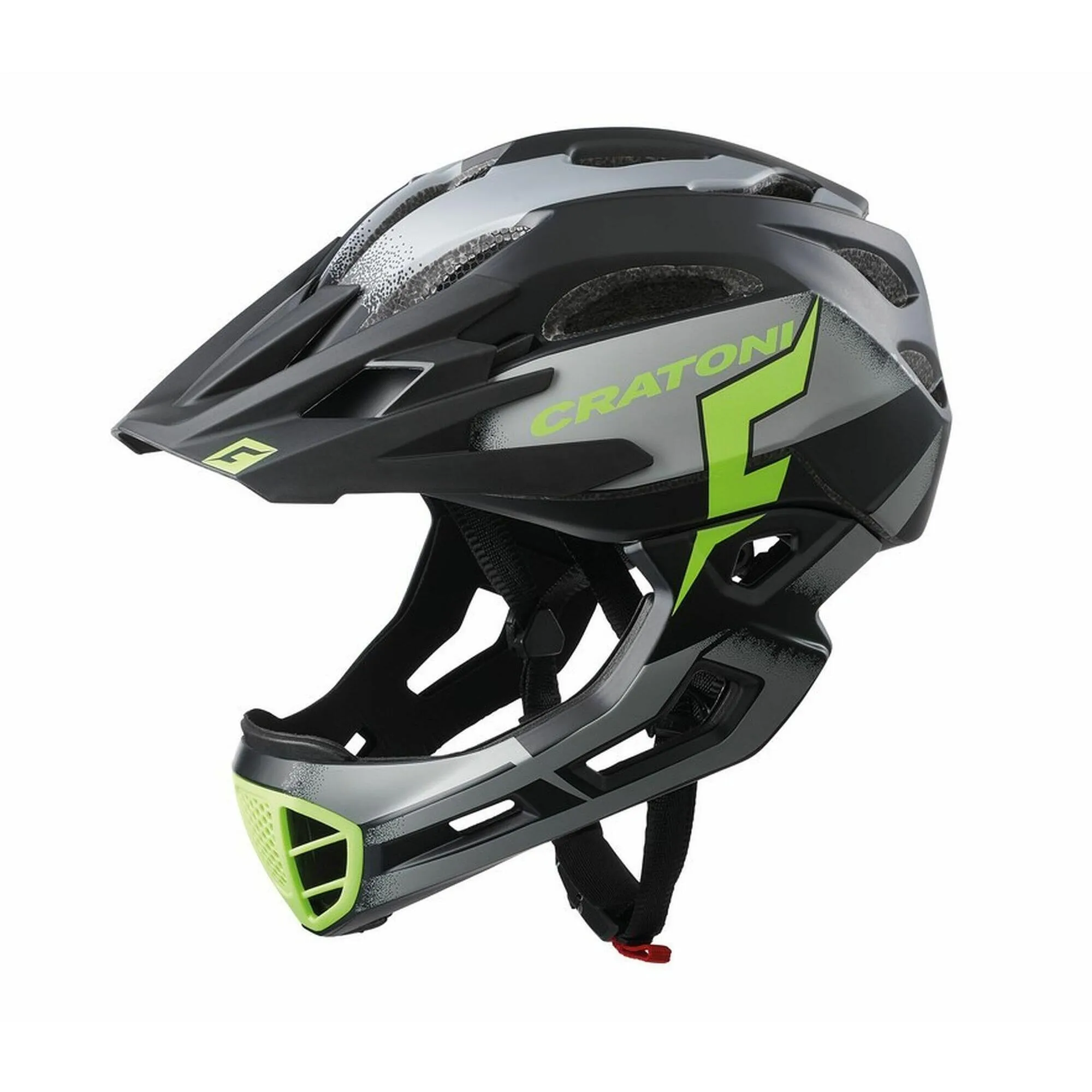 CRATONI MTB C-Maniac Pro bicycle helmet black/lime matte, black