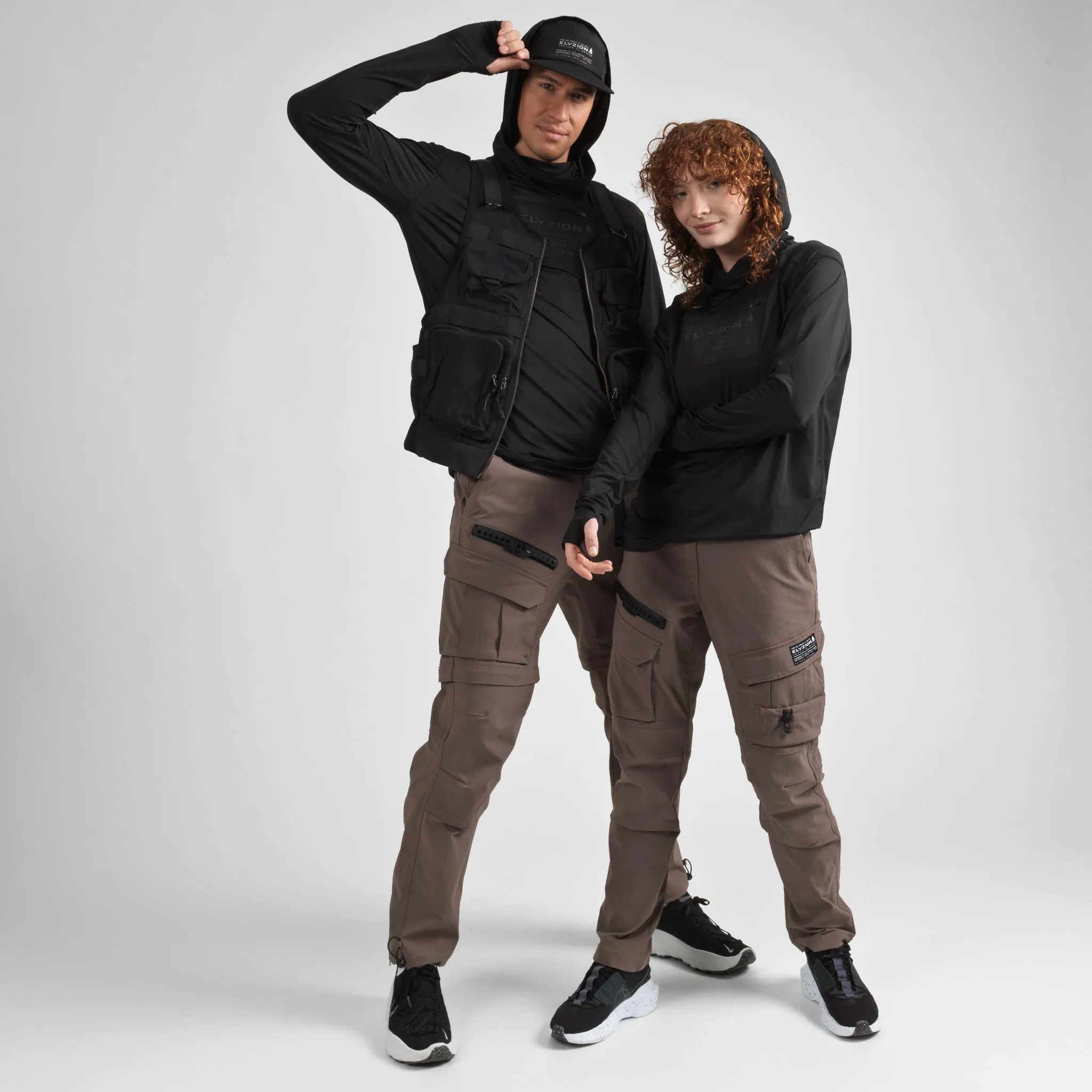 Elyzion "Waikato" Unisex UV Protection Hoodie - Black