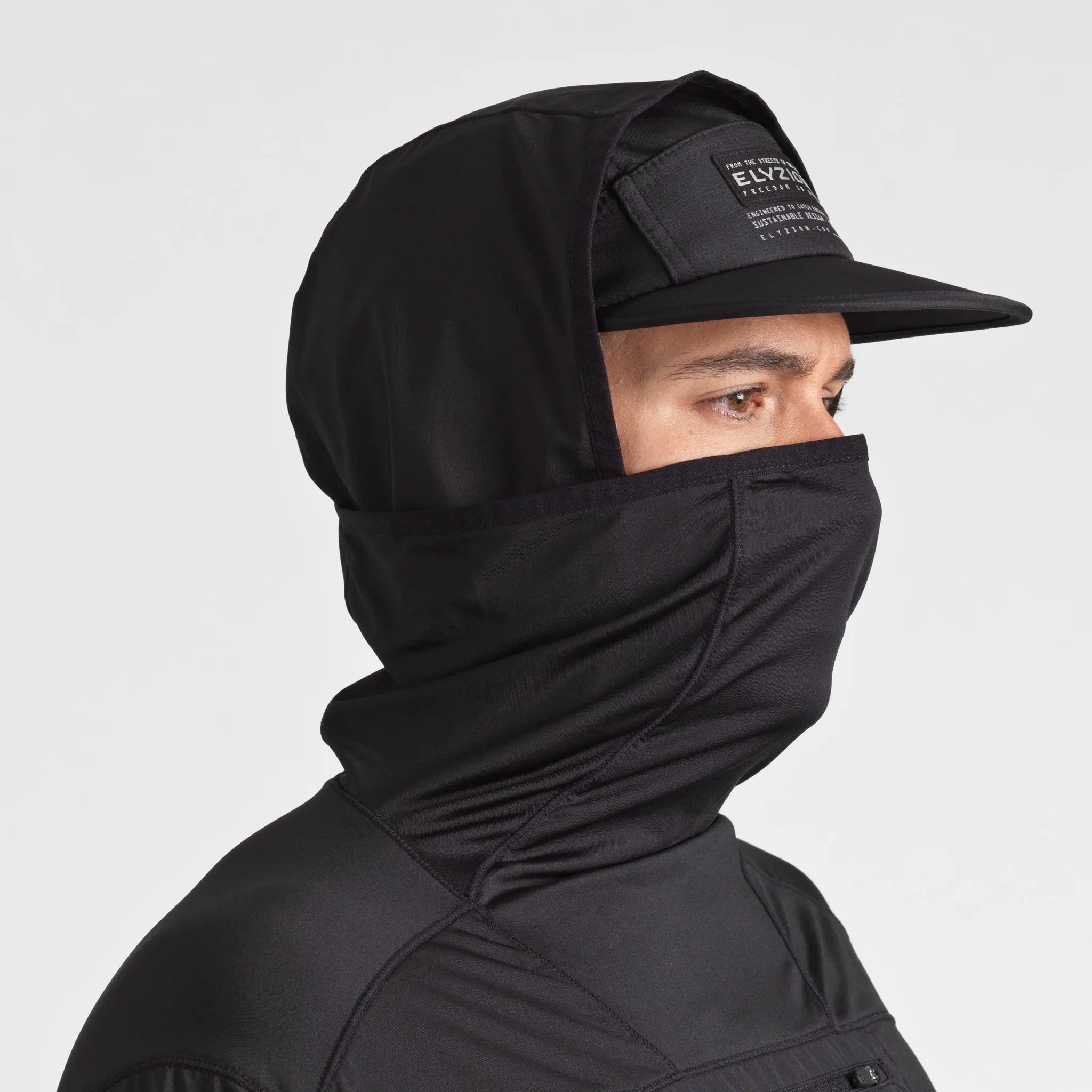 Elyzion "Waikato" Unisex UV Protection Hoodie - Black