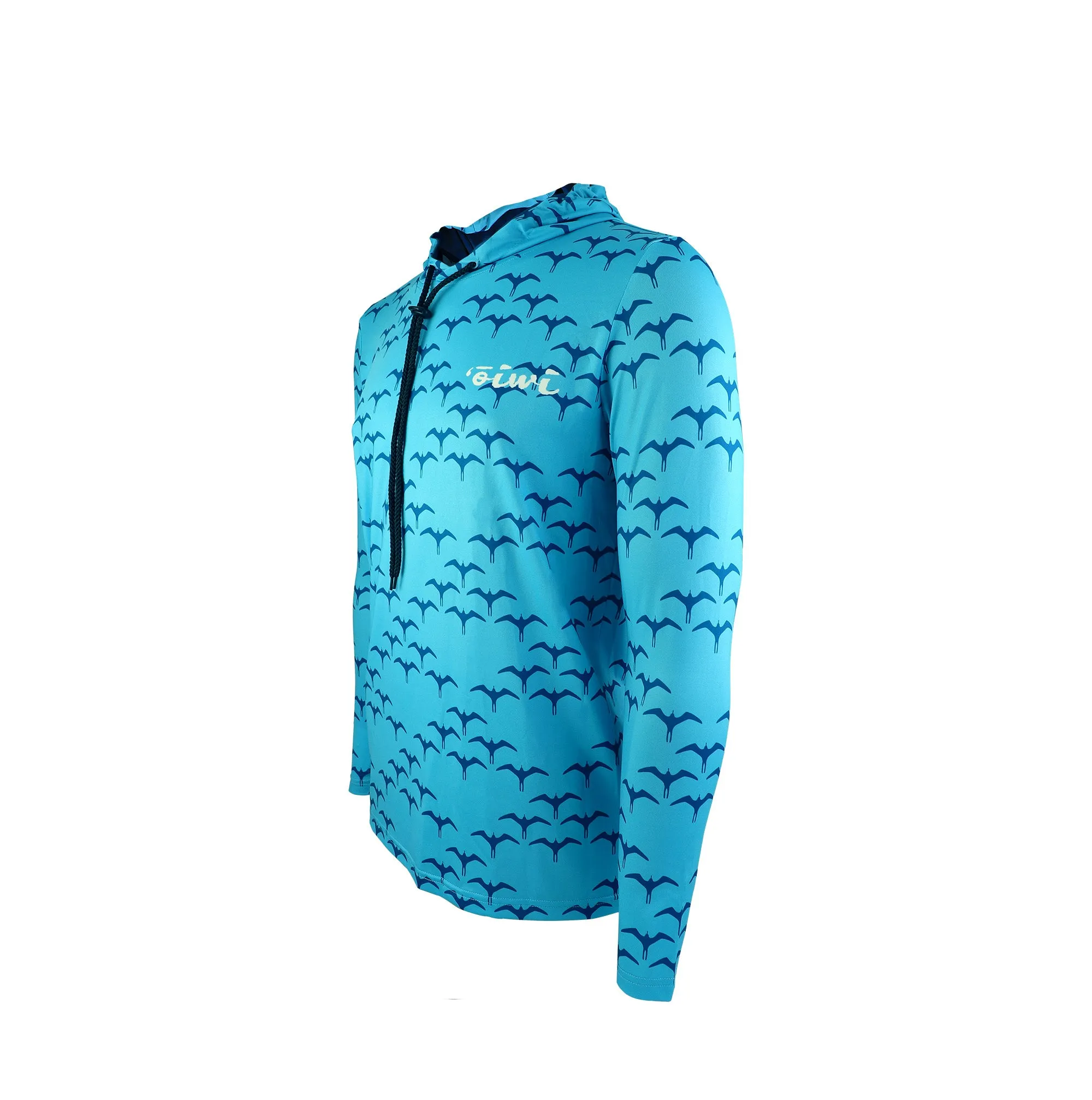 Iwa Birds Hooded Long Sleeve UPF 50 Shirt