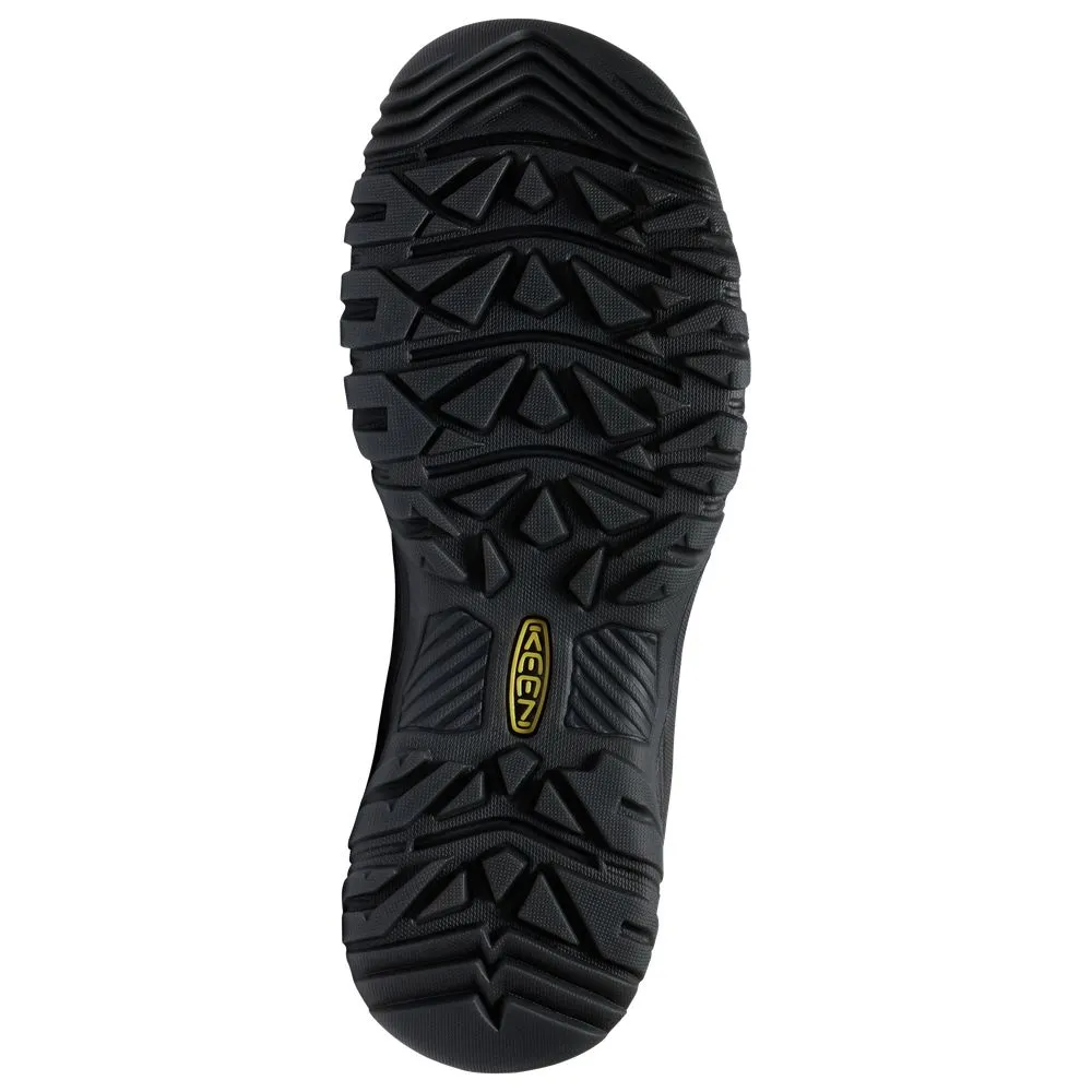 KEEN 1028988 Targhee IV Mid Waterproof Hiking Boots for Men - Bison/Black - 8M