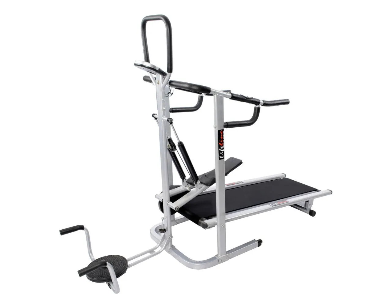 LifeLine Fitness Manual 4 in 1 Treadmill – Dlx with 5 in 1 Resistance Band