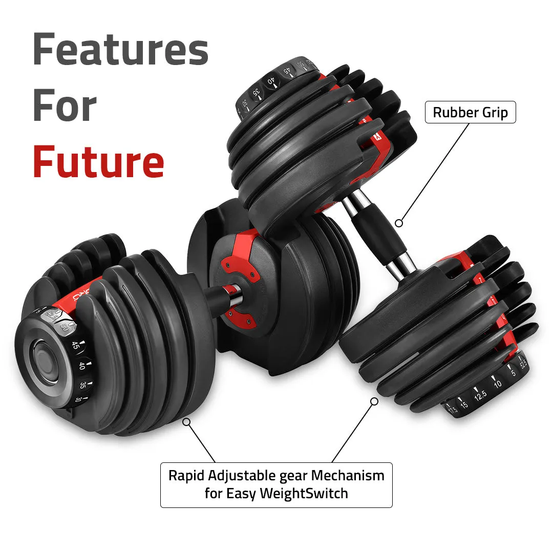 MP-DS024 MAXPRO MAXBELL 24kgs adjustable dumbbells
