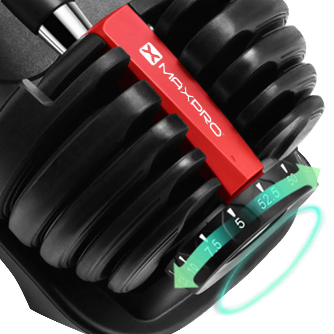 MP-DS024 MAXPRO MAXBELL 24kgs adjustable dumbbells