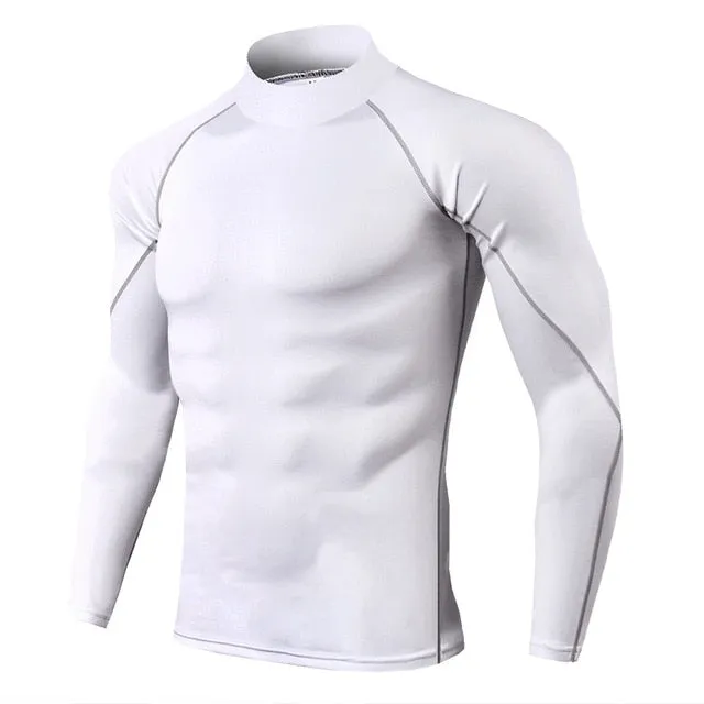New Quick Dry Running Shirt Men Bodybuilding Sport T-shirt Long Sleeve Compression Top t Shirt Men Fitness Tight Rashgard