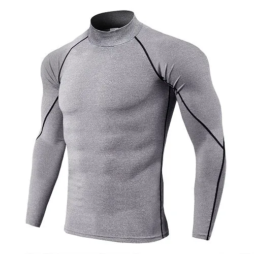 New Quick Dry Running Shirt Men Bodybuilding Sport T-shirt Long Sleeve Compression Top t Shirt Men Fitness Tight Rashgard