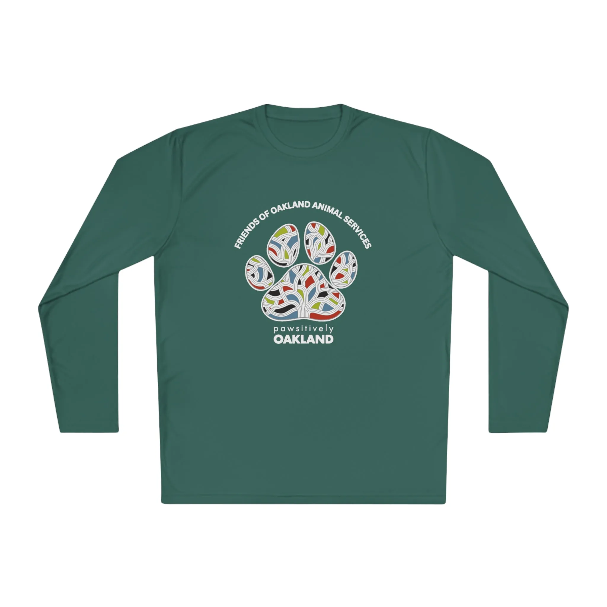 Pawsitively Oakland Unisex Lightweight Long Sleeve Tee