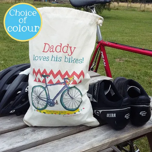 Personalised Cycling Storage Bag