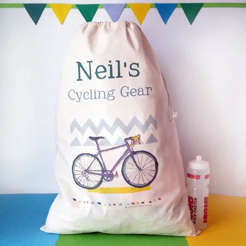 Personalised Cycling Storage Bag