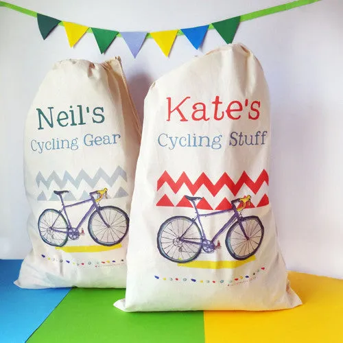 Personalised Cycling Storage Bag