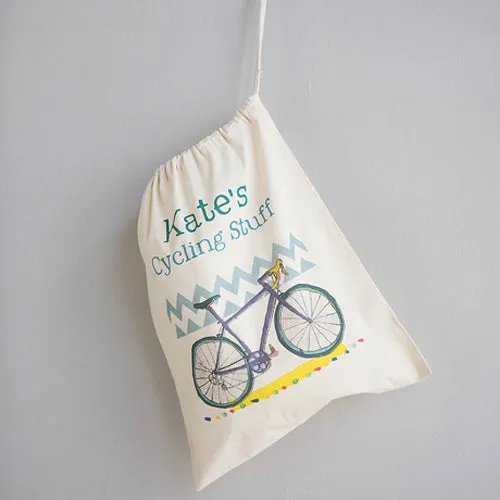 Personalised Cycling Storage Bag