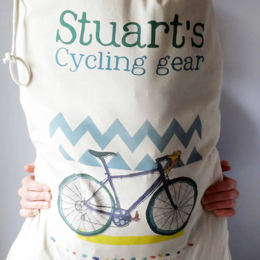 Personalised Cycling Storage Bag