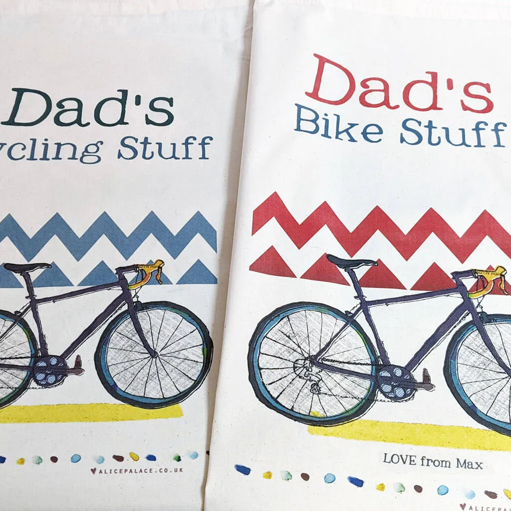 Personalised Cycling Storage Bag