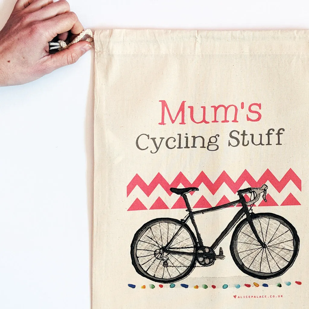 Personalised Cycling Storage Bag