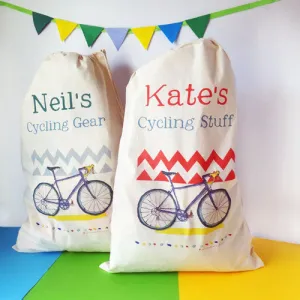 Personalised Cycling Storage Bag