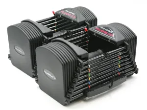 PowerBlock 50 lb Urethane Adjustable Dumbbells (Pro50)