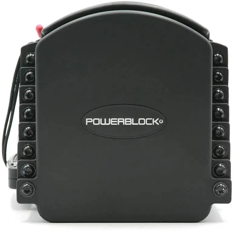 PowerBlock 50 lb Urethane Adjustable Dumbbells (Pro50)