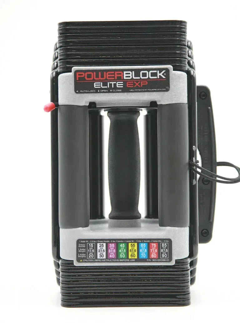 PowerBlock 70 lb Adjustable Dumbbell Set (Elite EXP 70)