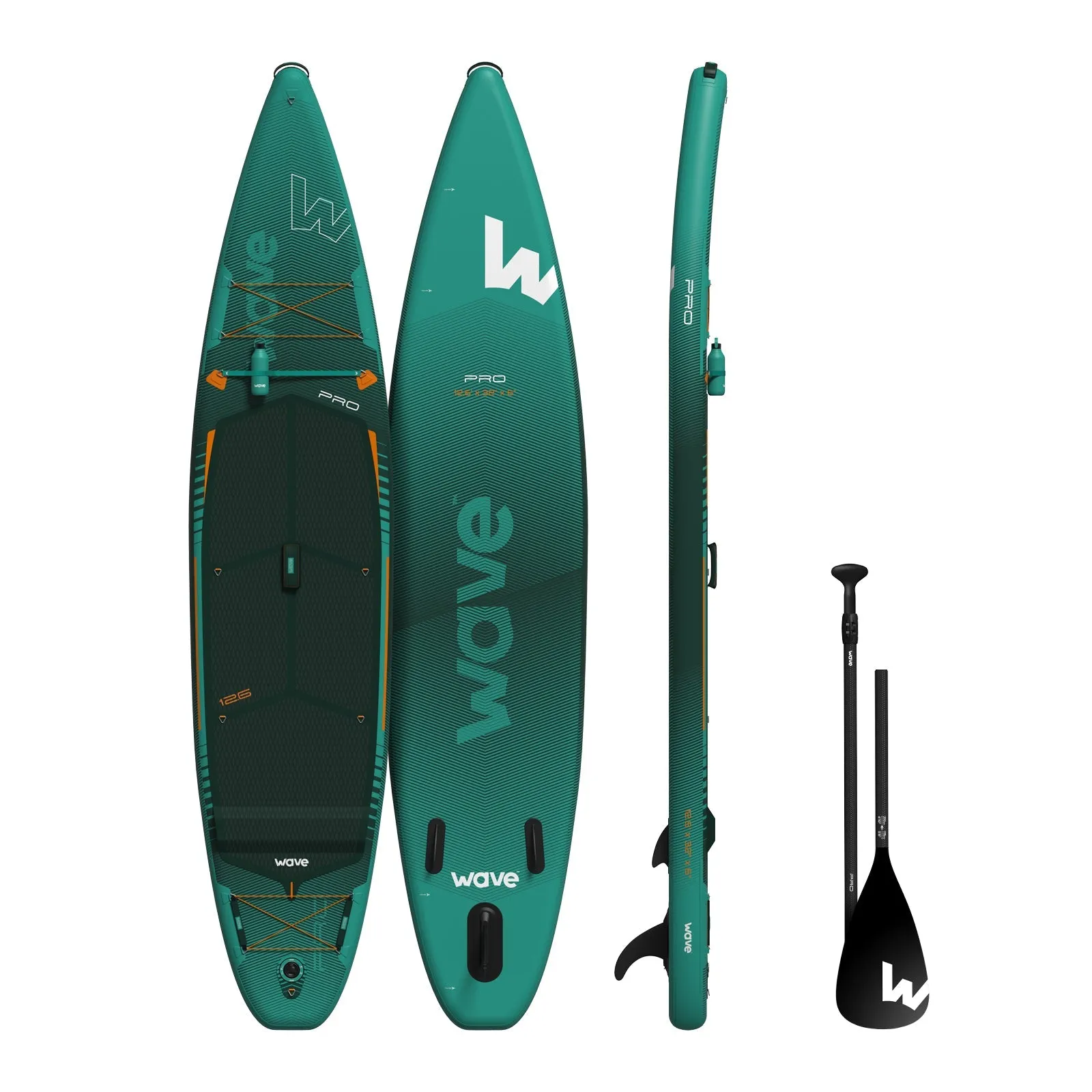 Pro 2.0 SUP | Inflatable Paddle Board | 12'6ft | Teal