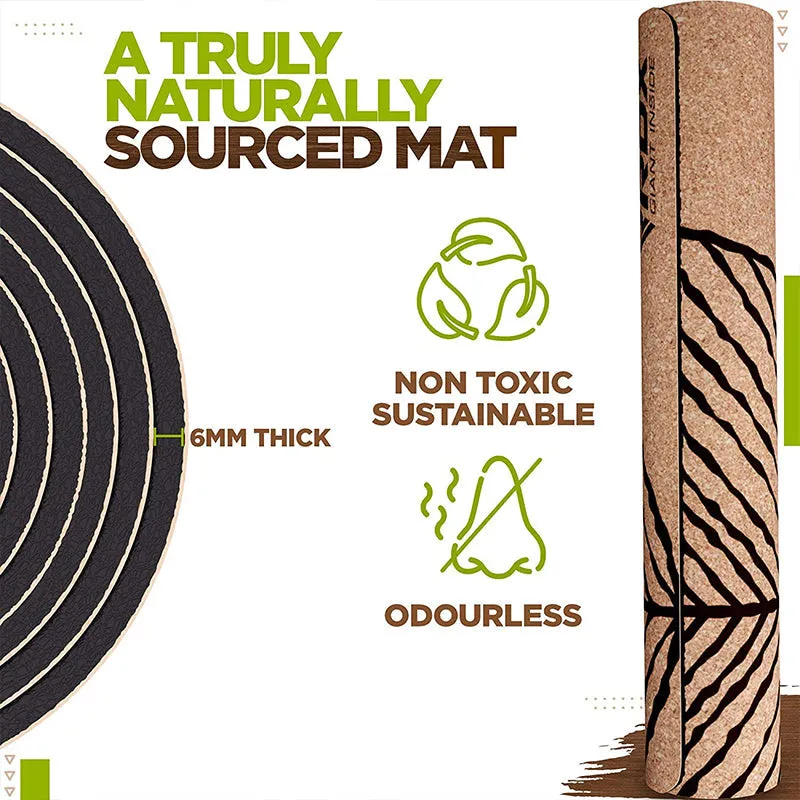 RDX D3 6mm Cork Yoga Mat