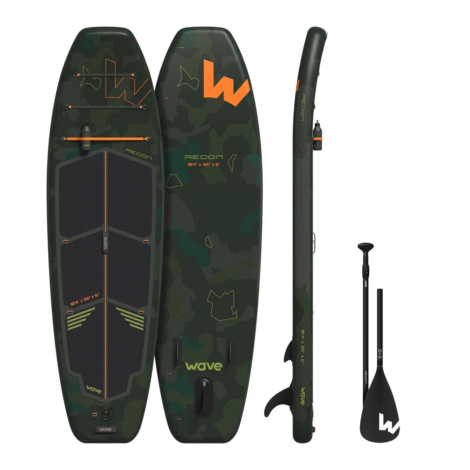 Recon SUP | Inflatable Paddle Board | 10'4ft | Green