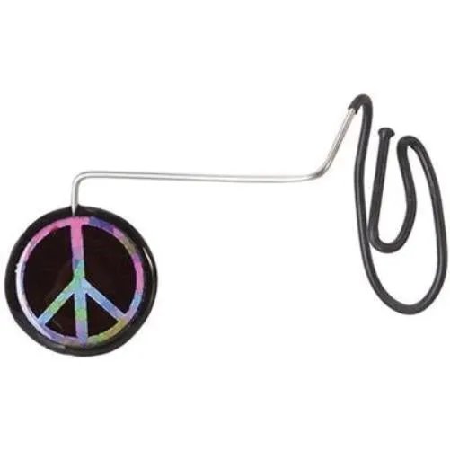 TIGER EYE Bike Helmet Mount Mirror Peace Sign - Peace Sign
