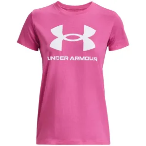 Under Armour Live Sportstyle Graphic Ssc Women's T-Shirt Pink 1356305 659 M