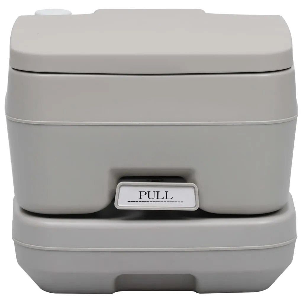 vidaXL Portable Camping Toilet with Tent 10 10 L
