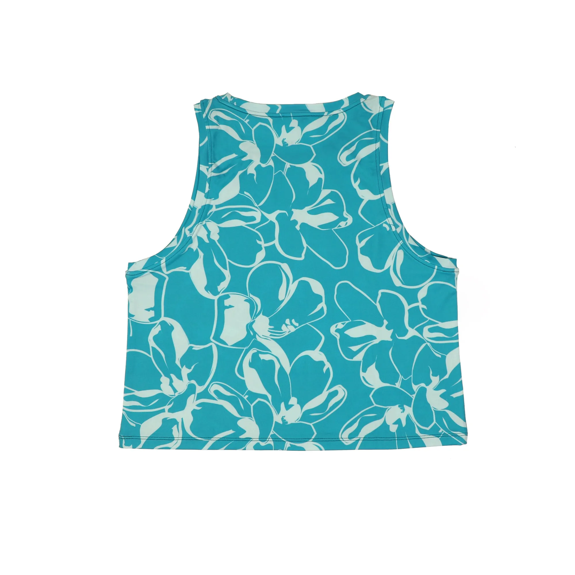 Wahine Puakenikeni Cropped Sleeveless UPF 30 Shirt
