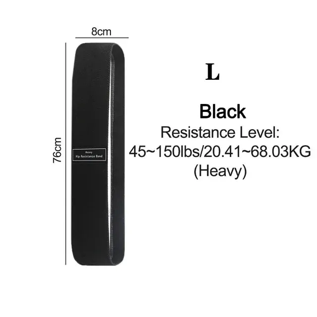 Women's Fitness Resistance Bands Buttocks Exercise Suitable for Hips Legs Elastic Cloth Rubber Bands Sport Equipment