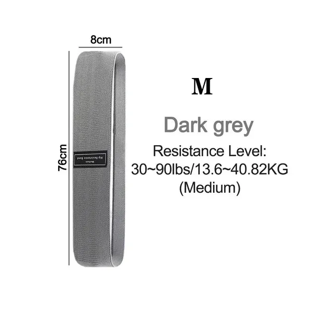 Women's Fitness Resistance Bands Buttocks Exercise Suitable for Hips Legs Elastic Cloth Rubber Bands Sport Equipment