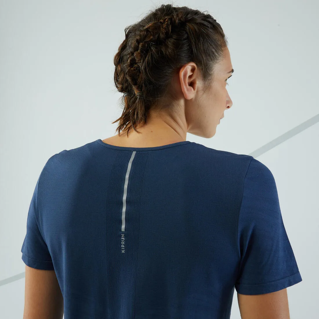 Women's Seamless Running& Trail Running T-Shirt-KIPRUN Run 500 Comfort