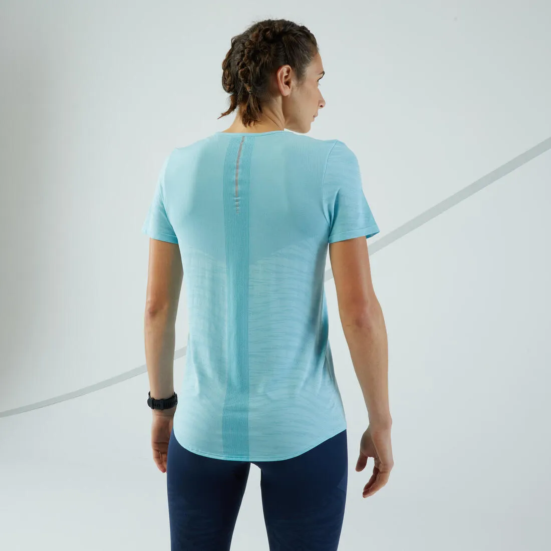 Women's Seamless Running& Trail Running T-Shirt-KIPRUN Run 500 Comfort