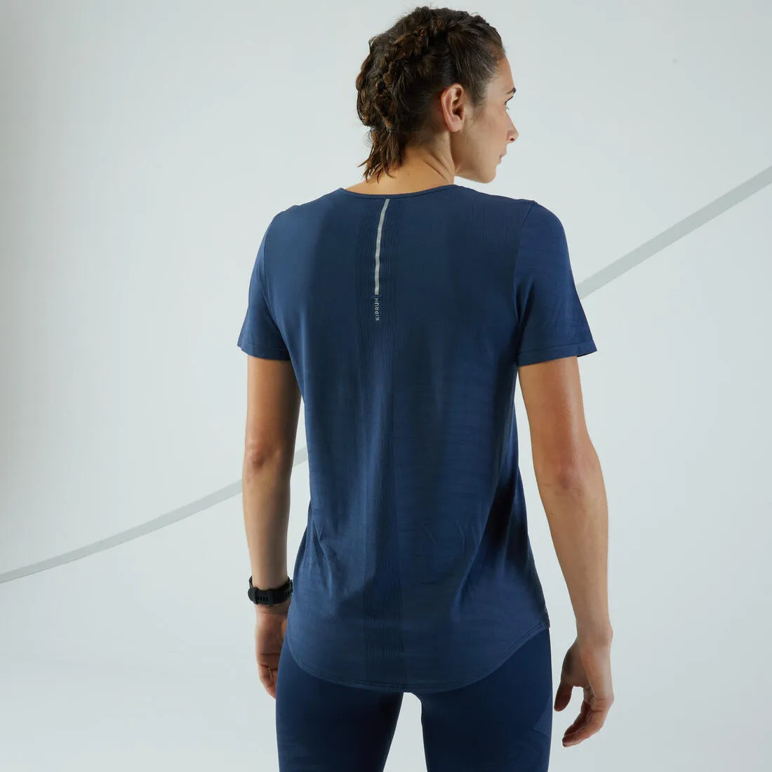 Women's Seamless Running& Trail Running T-Shirt-KIPRUN Run 500 Comfort